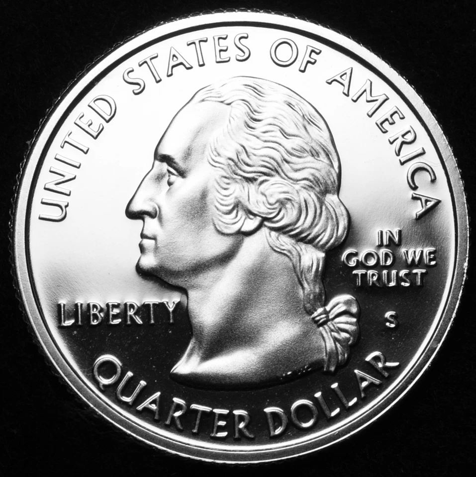 2002 S  Tennessee Mint Silver Proof Statehood Washington Quarter from Proof Set - Image 2 of 2