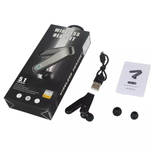 YX18 Bluetooth Ear Hook Headset Wireless Earphones Stereo Headphones - Picture 9 of 28