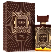 Amber Is Great by Zimaya Afnan 3.4oz Extrait De Parfum Unisex NEW SEALED BOX