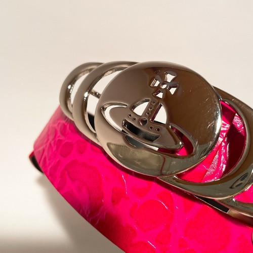 VIVIENNE WESTWOOD Belt Red Silver for 