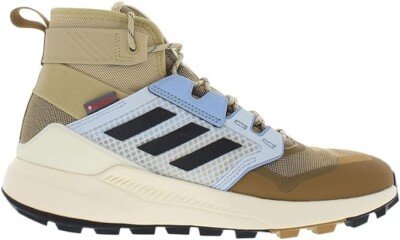 Adidas Damen Beige & Blau Terrex Trailmaker Mid Cold Ready Wanderschuhe UK 4,5