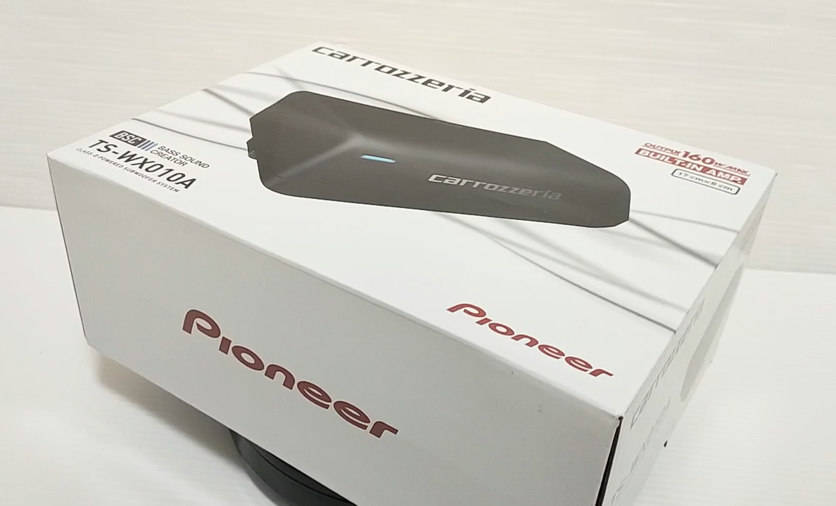 ［新年セール］carrozzeria ts-wx010a Pioneer Speaker Carrozzeria TS-WX010A 17cm x 8cm Powered Subwoofer