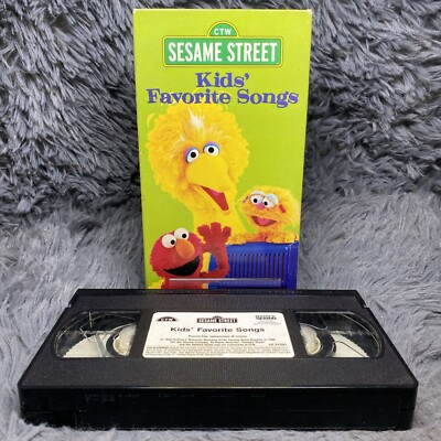Sesame Street Kids Favorite Songs VHS Tape 1999 Sony Wonder Elmo
