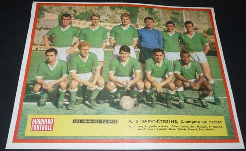 Fiche Football Onze Mondial 1992 - AS Saint-Etienne ASSE - Glasgow 76