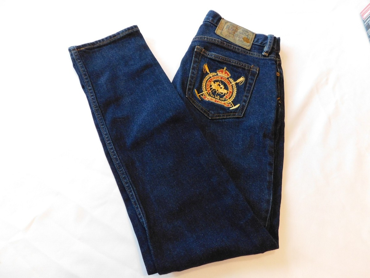 Ralph Lauren Thompson 650 Blue Label Jeans Embroidered Women's