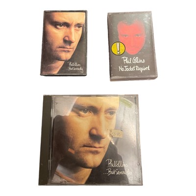 Phil Collins CD Kassetten Kassetten X3 Restposten aber ernsthaft keine Jacke erforderlich