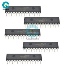 5 Pieces ATMEGA328P-PU Microcontrolle  r DIP-28 With ARDUINO UNO R3 Bootloader