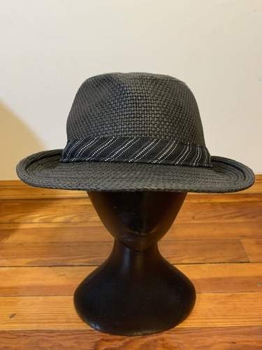 DPC Gray Fedora Hat Trilby Paper Size L 