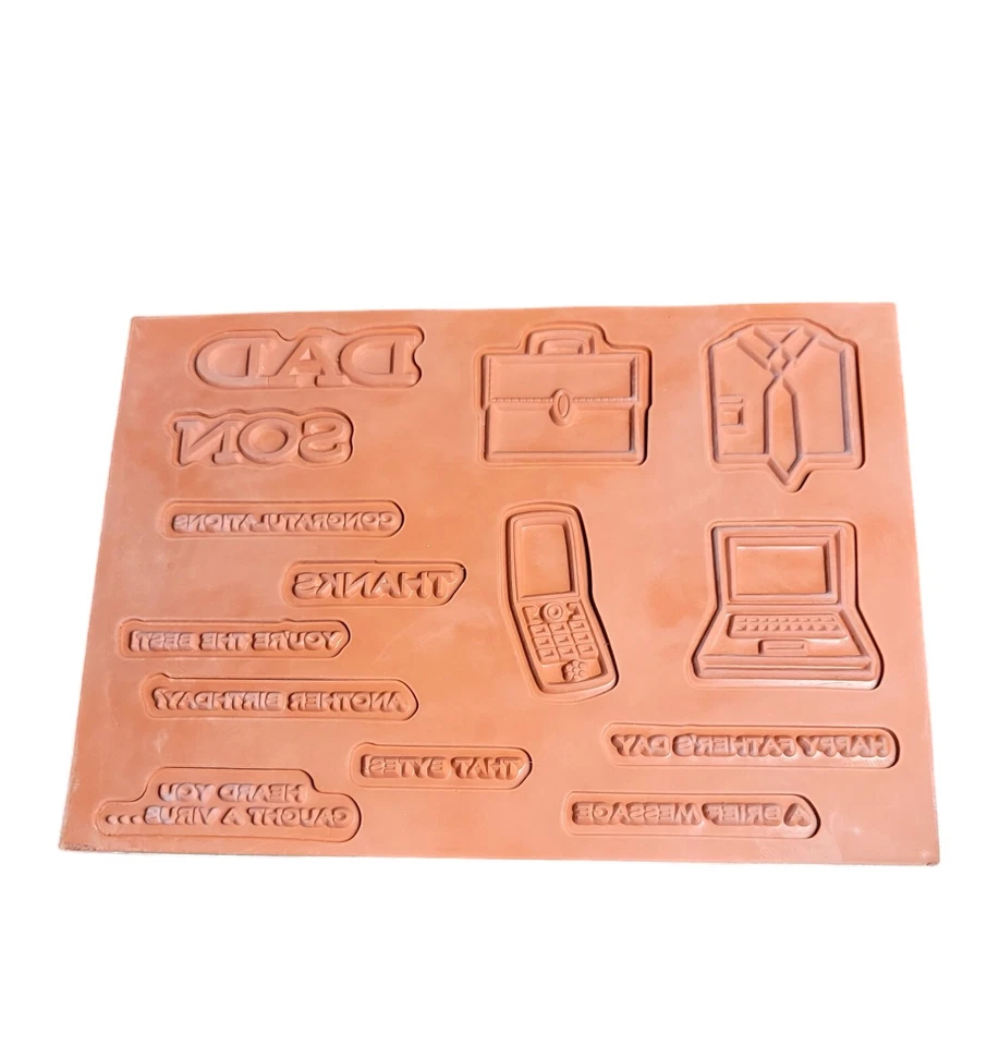 Juego de estampillas de estudio A Muse breves notas día del padre SNSQ060 Foto 3 de 3