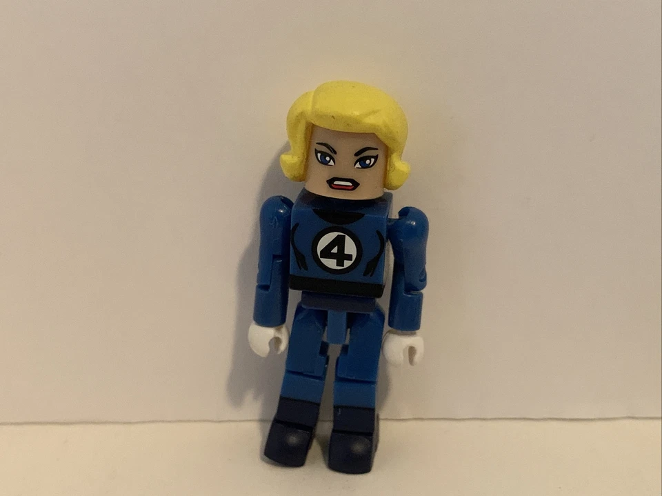 Lote de 3 Figuras Fantasic Four Minimates Invisible Woman Thing Mr. Fantasic FF - Imagem 2 de 4