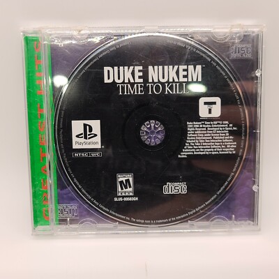 Duke Nukem : Time To Kill Sur Sony PS1 – Complet Boîtier, Jeu PAL En Français