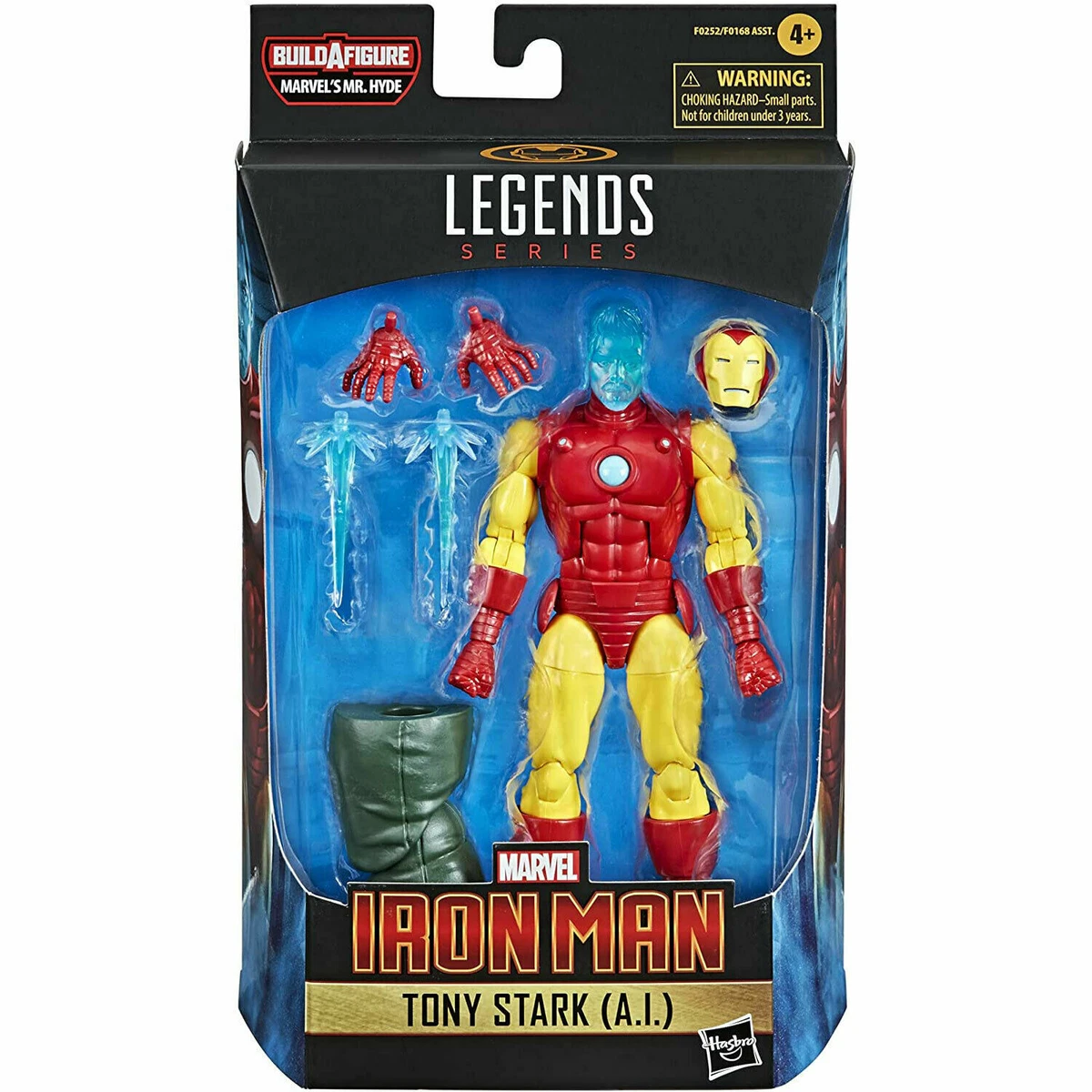 Marvel Legends Iron Man Tony Stark (A.I) Shang-Chi wave Mr hyde Hasbro
