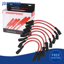 8.0mm High Performance Spark Plug Wire Set For 1999-2013 GM GMC Pontiac JDMSPEED