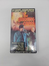 THE BURNING CROSS VHS OJ SIMPSON LEE MARVIN BLACKSPOITATION RARE OOP