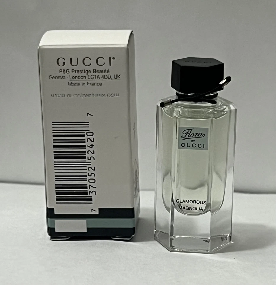 ❤️ Flora by Gucci Glamorous Magnolia **MINI** EDT 0,16 oz/5 ml Fórmula ORIGINAL Foto 3 de 3