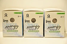 L'eggs Sheer Energy Sheer Panty Pantyhose Sz Q Nude 6 pr made in China