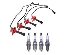 Denso Wire Set 7mm & 4 U-Groove Spark Plug 0.044 Kit For Subaru Legacy 2.5L H4