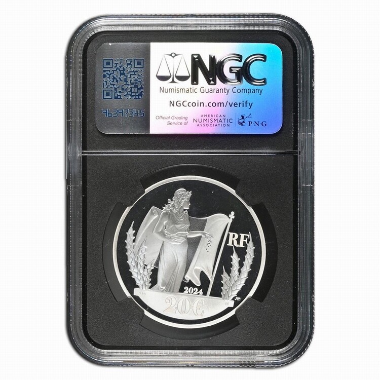 France 2024 Liberty & Sower 20 Euro 1 Oz Silver NGC PF70 UCAM FR