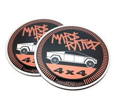 "Mars Rated" parody badge for Tesla Cybertruck and space fans -USA Made-