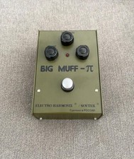 Electro Harmonix Big Muff Pi Green Russian Sovtek Guitar Fuzz Pedal 2nd Gen  
