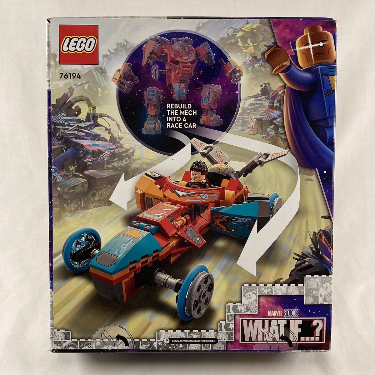 リメイク缶　84 LEGO Marvel What If? Tony Stark's Sakaarian Iron Man Set 76194
