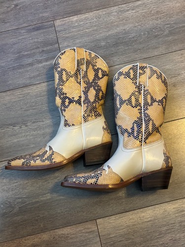 cowboy boots size 3 - Picture 3 of 7
