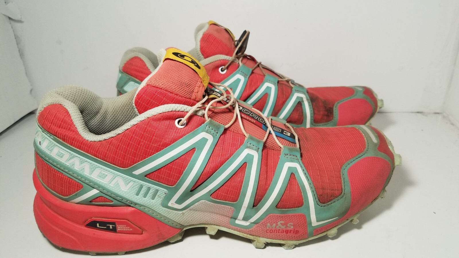 Salomon Speed Cross 3 scarpe da trekking rosa da trail running da donna taglia 8 5