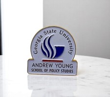 Georgia State University Lapel Pin Andrew Young School Of Policy Studies Pinback