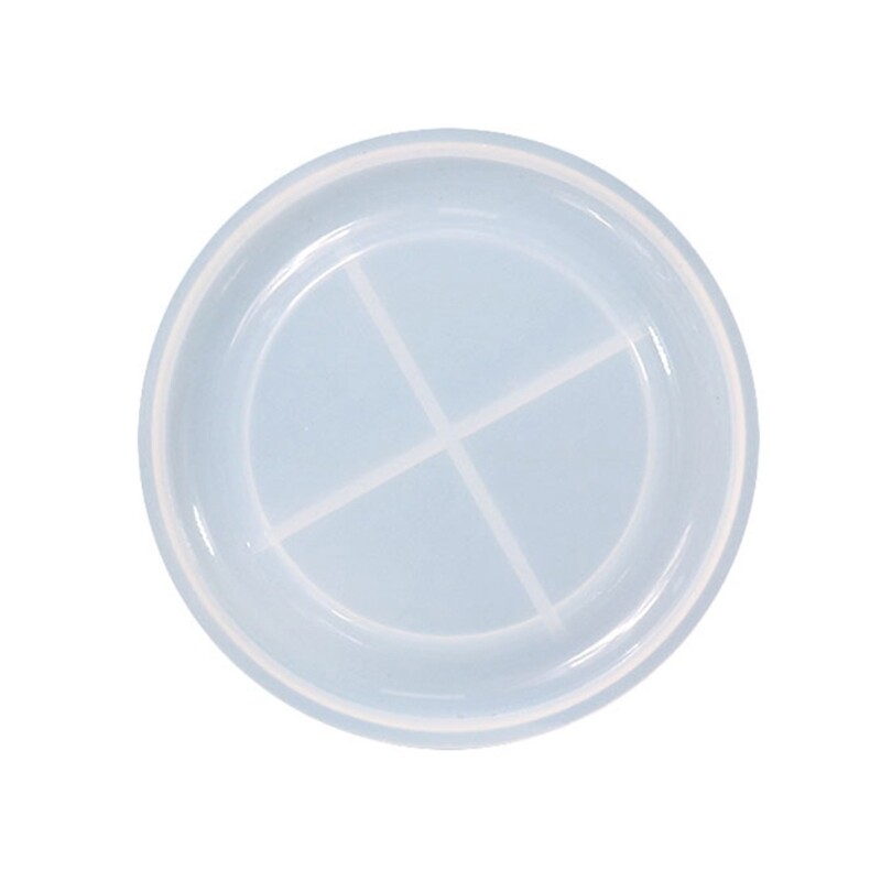 Thick Round Silicone Resin Coaster Mold for DIY Art Projects