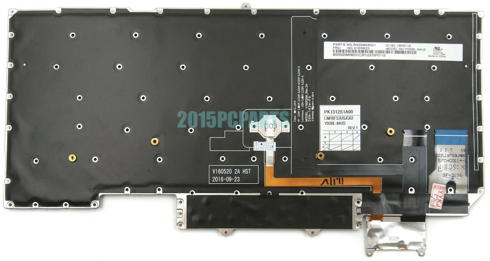 Nuevo teclado retroiluminado EE. UU. para Lenovo ThinkPad X1 Carbon 6ta generación 2018 20KH 20KG Foto 2 de 3