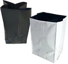 Plastic Grow Bags Poly Plant Pots Soil Root Containers PE Grow Bag 