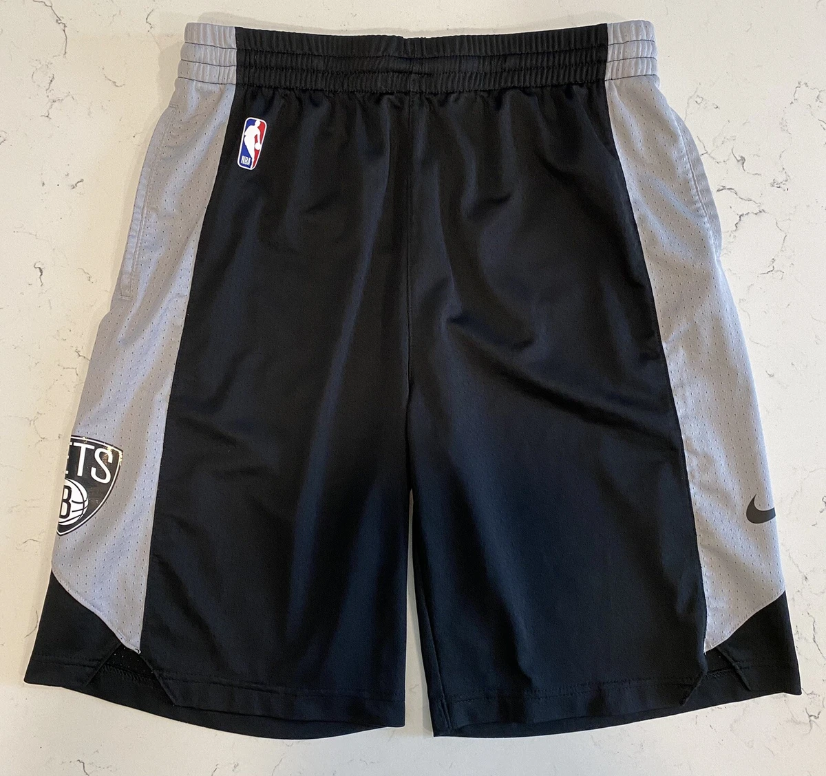 Nike grey shop and black shorts