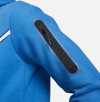 Nike Sportswear Tech Fleece Full Zip Hoodie Marina Blue Mens 2XL