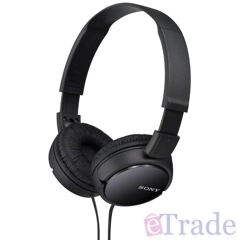 BRAND NEW Sony MDR-ZX110B On Ear Foldable Headphones Comfort Lightweight Design