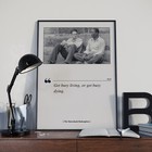 The Shawshank Redemption Movie Poster Print, Movie Quote - Unframed