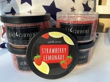 GOLD CANYON Candles Strawberry 🍓 Lemonade-4-10oz-HARD TO FIND New*