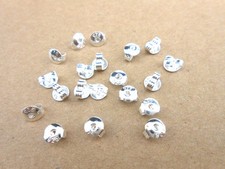 20PCS 925 Sterling Silver Butterfly BACK STOP...