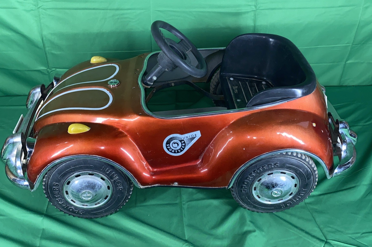 Vintage Junior Sportsters TS-110 VW Beetle Pedal Car - Classic Red
