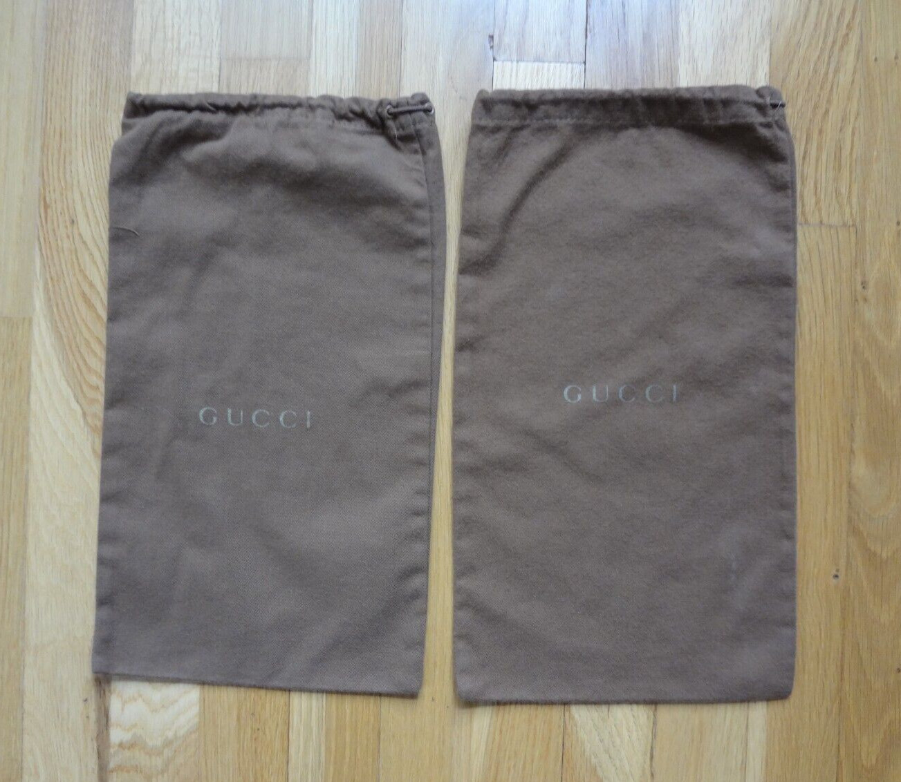 Gucci Signature Authentic Brown Cotton Storage Du… - image 1