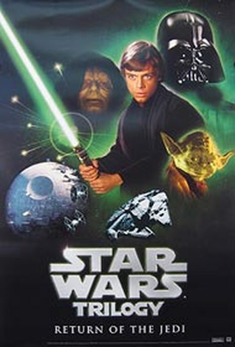 Star Wars Trilogy Original Video/Dvd Ad Poster