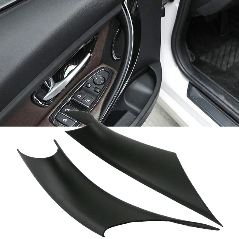 Par de cubiertas interiores de manija de puerta aptas para BMW F30 F35 328i 328Li 335i 335Li 2012-2018 Foto 3 de 4
