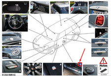Mini Cooper F55 Einstiegsleiste vorne rechts 51475A5F522 NEU Original