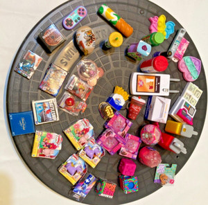 Mixed Lot of Zuru Mini's - Food, Games, Toys, Fast Food W/Couple Duplicates.