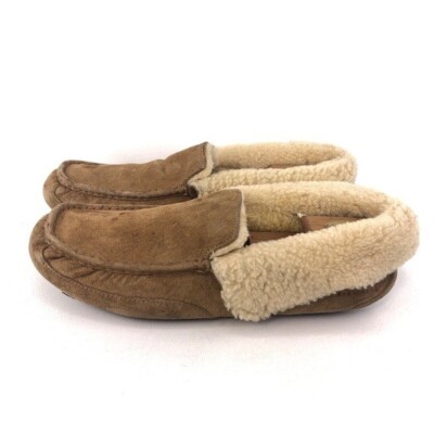 UGG Grantt Sheepskin Slippers Mens Size 13 EUR 47 Brown 