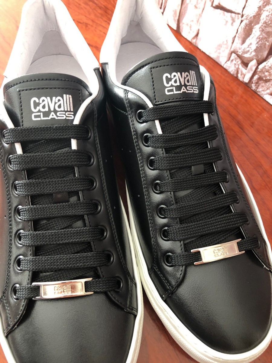 Cavalli Class Sneakers By Roberto Cavalli Made in italy Leather