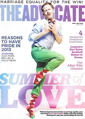 Advocate Gay Magazine Jesse Tyler Ferguson Marriage Equality Katee Sackhoff 2013