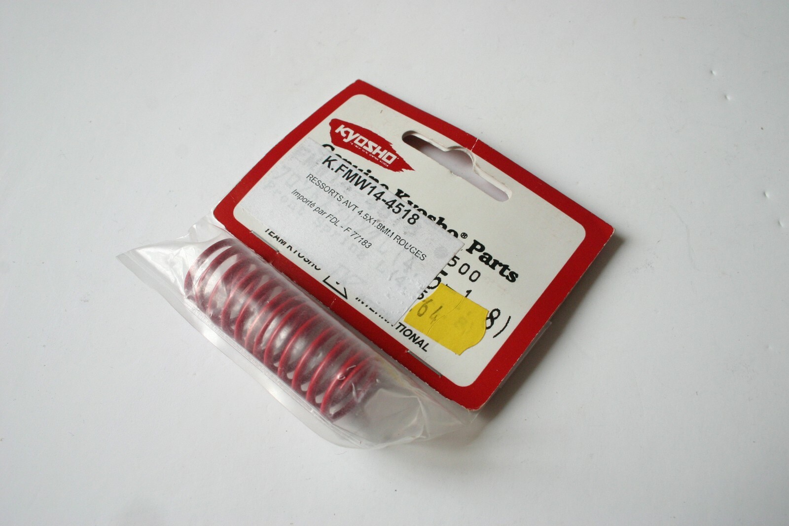 Kyosho 4.5 1.8 Red Front Shock Springs - FMW14-4518