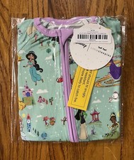 Little Sleepies, Disney Princess Dreams, One Piece Zippy, 3-6m, New