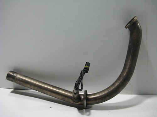 BMW F 650 CS, K14, 02-03 Auspuff-Krümmerrohr Krümmer Lambdasonde Abgas-Sensor