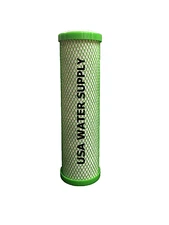 Fits HydroLogic 22150 Triton Replacement Green Coconut Carbon Block Filter